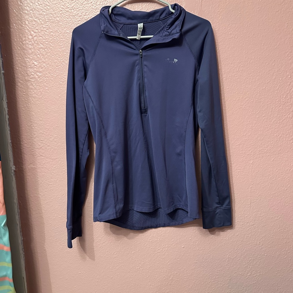 Under Armour Women's Purple Long-Sleeve Quarter Zip